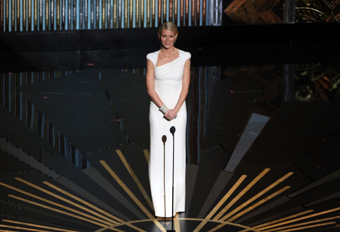 Gwyneth Paltrow has hit some noticeable bumps on the Oscars red carpet, but in 2012 the "Goop" founder got it right. Her structured white Tom Ford dress came with a cape, making it classic enough to fit in to the show but daring enough to stand apart as one of the best sartorial moves that night.