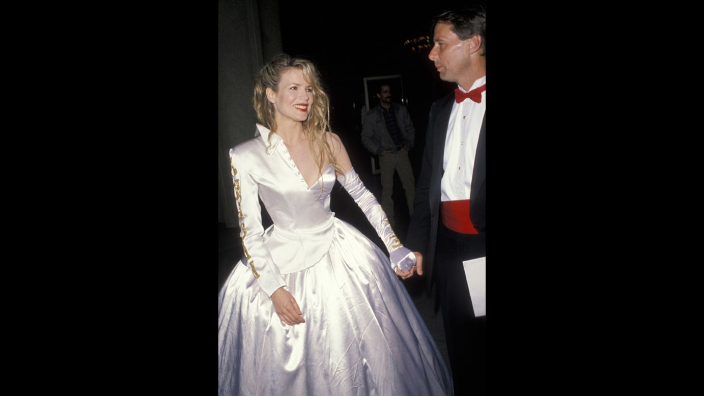 Kim Basinger in "Nine ½ Weeks"? Sign us up. Kim Basinger, fashion designer? Not the best idea. You see what happened when she tried that in 1990. 