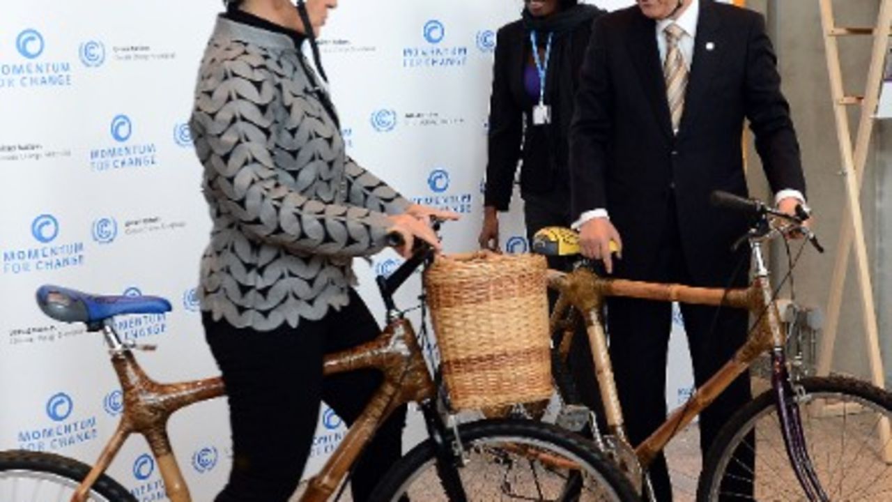 Ban Ki Moon and Christiana Figueres of the UNFCCC at COP19 in Warsaw last year.