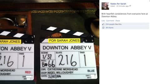 Workers from the set of "Downton Abbey" shared their condolences. 
