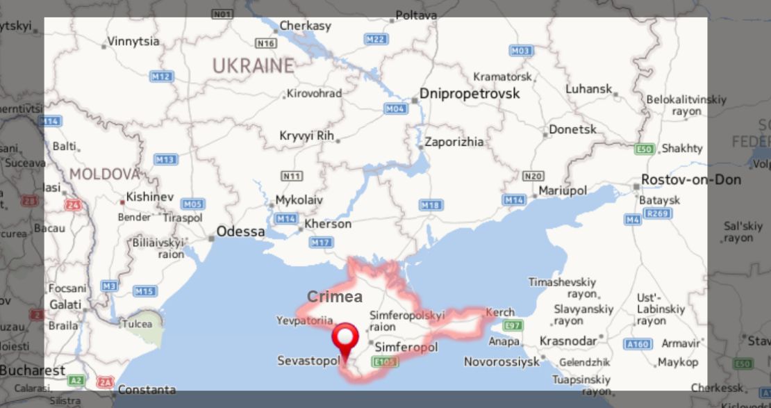 Map of Crimea -- click to expand