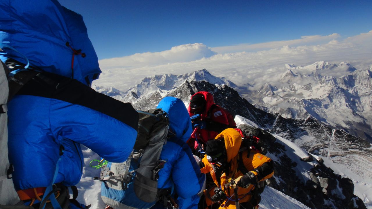Around 300 people attempt to climb Everest every year.