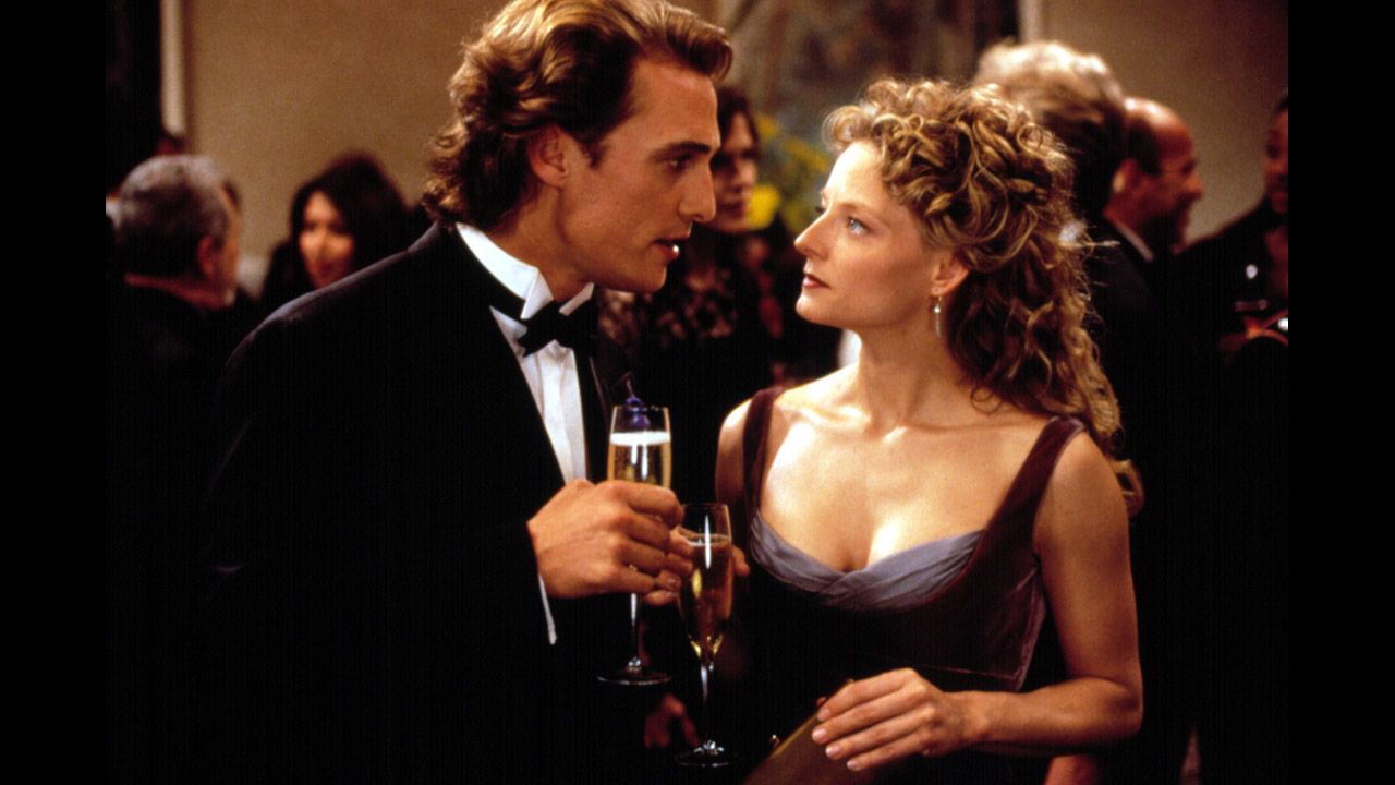 McConaughey and Jodie Foster explore other worlds in the 1997 movie "Contact."