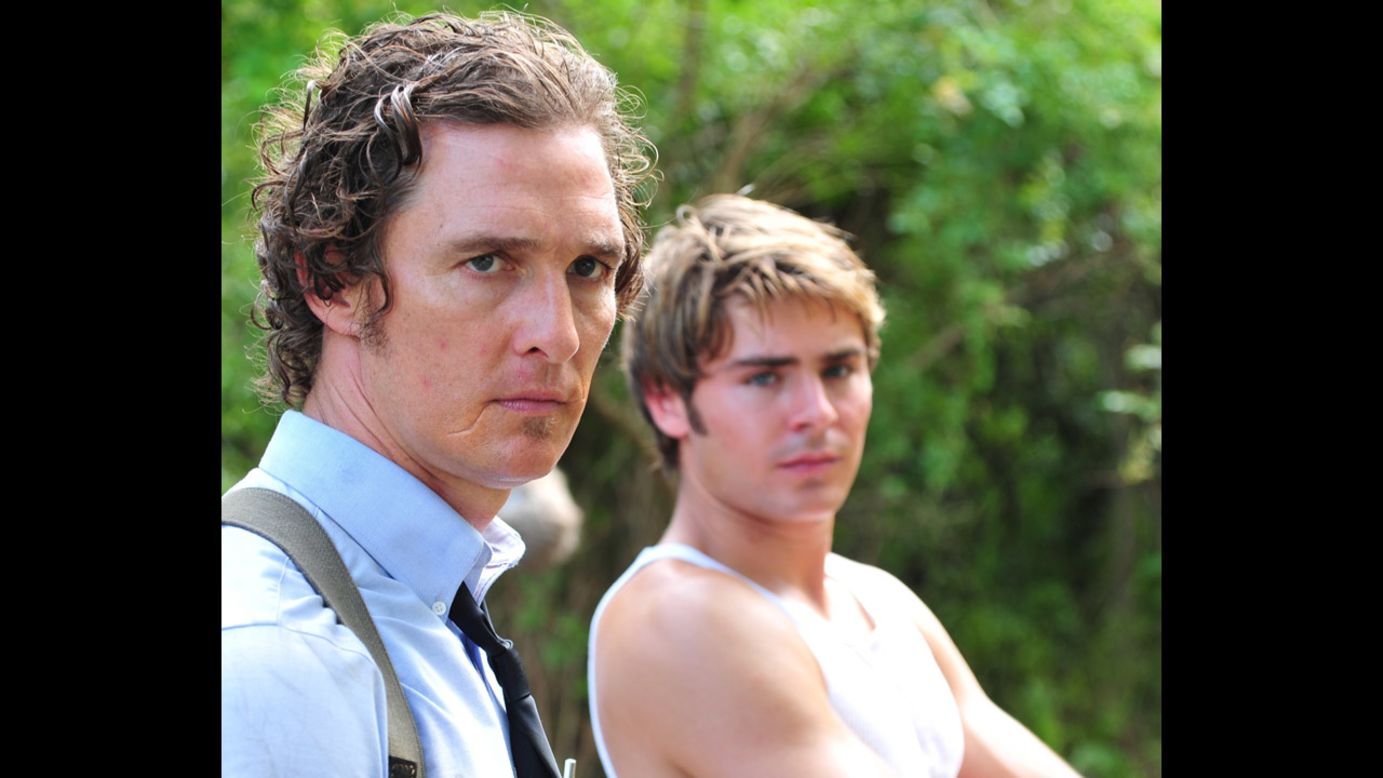 McConaughey plays big brother to Zac Efron in the 2012 film "The Paperboy."