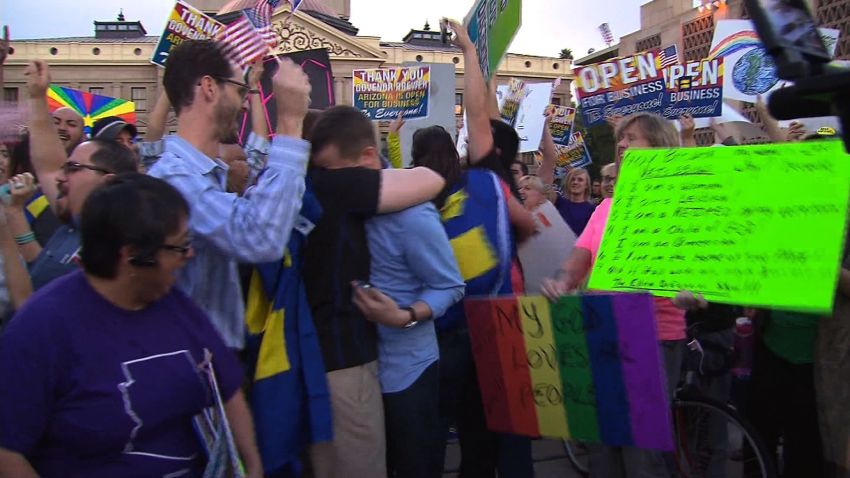 Anti Gay Bill Vetoed In Arizona Cnn