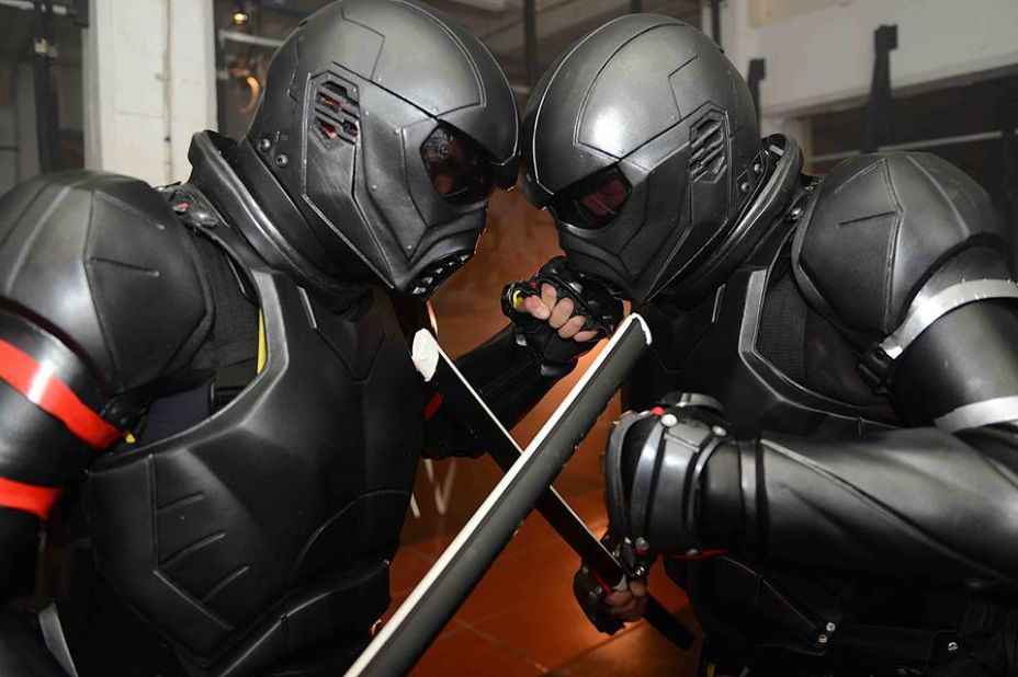 Australian company Unified Weapons Master has developed The Lorica, a high-tech suit of armor they hope will be used in weapons-based martial arts competitions.