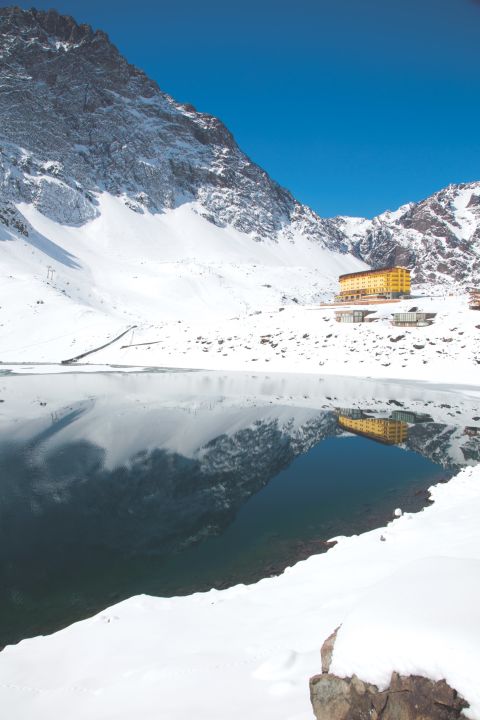 Portillo -- 'Little Pass" in Spanish -- is about 160km from Chile's capital of Santiago and was first used as a ski resort in the 1930s. It hosted the world alpine skiing championships in 1966 -- the first and only event of this status to be held in South America.
