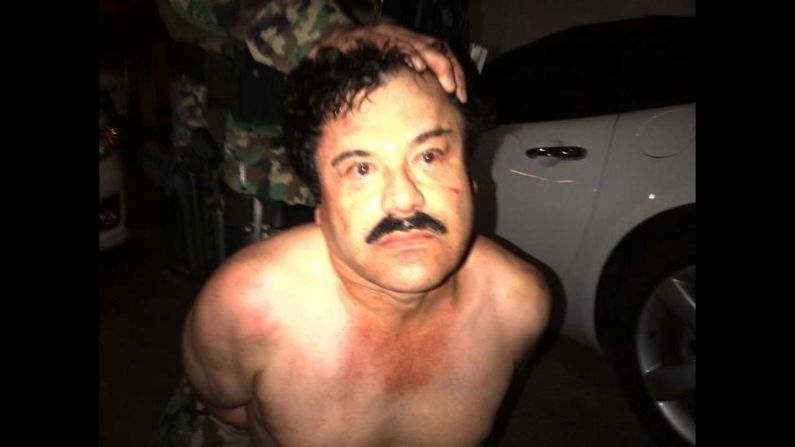 Joaquin "El Chapo" Guzman, head of the Sinaloa drug cartel, was captured Saturday, February 22, at a beach resort in Mazatlan, Mexico. Guzman, considered one of the most powerful drug traffickers in the world, had eluded capture for more than a dozen years before <a href="http://www.cnn.com/2014/02/22/world/americas/mexico-cartel-chief-arrest/index.html">he was caught</a> in a joint Mexican and U.S. operation, authorities said.