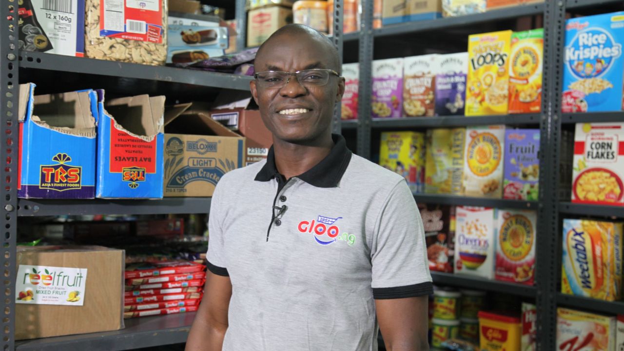 Olumide Olusanya, founder of Gloo.ng, hopes he can grow his online supermarket brand across Nigeria.