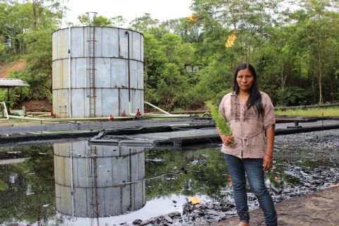 Alicia Cahuilla's Waorani tribe has lived on the edge of Ecuador's Yasuni National Park for thousands of years. But they're worried about new oil exploration in the area. 