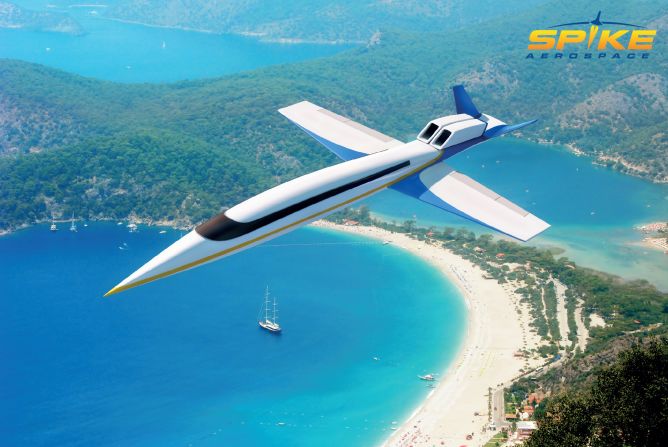 Spike Aerospace is building what it hopes will be the world's first supersonic business jet, one capable of traveling at Mach 1.8. The S-512, expected to launch in 2018, could cut travel time in half. 