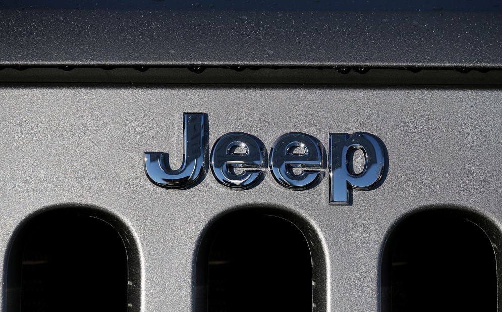 The logo of US car manufacturer Jeep. "The meaning is in the content of the text and not in the typeface, and that is why we loved Helvetica very much," says Wim Crouwel in the 2007 documentary "Helvetica" by Gary Hustwit.
