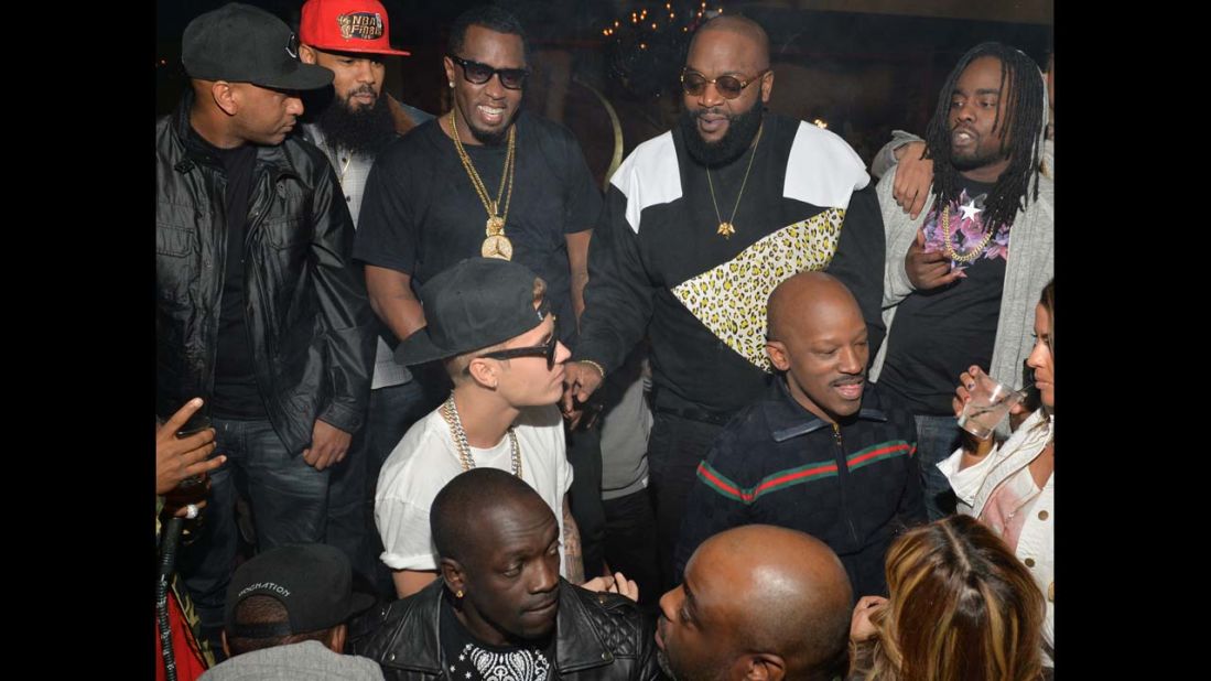 <strong>18. Made famous friends</strong>: Bieber came into this business with one known famous friend (Usher). Now look how many he has! In Atlanta in 2014, he partied with the likes of Sean "P. Diddy" Combs, Rick Ross and Wale. 
