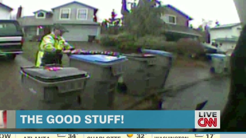 Garbage man saves American flag | CNN