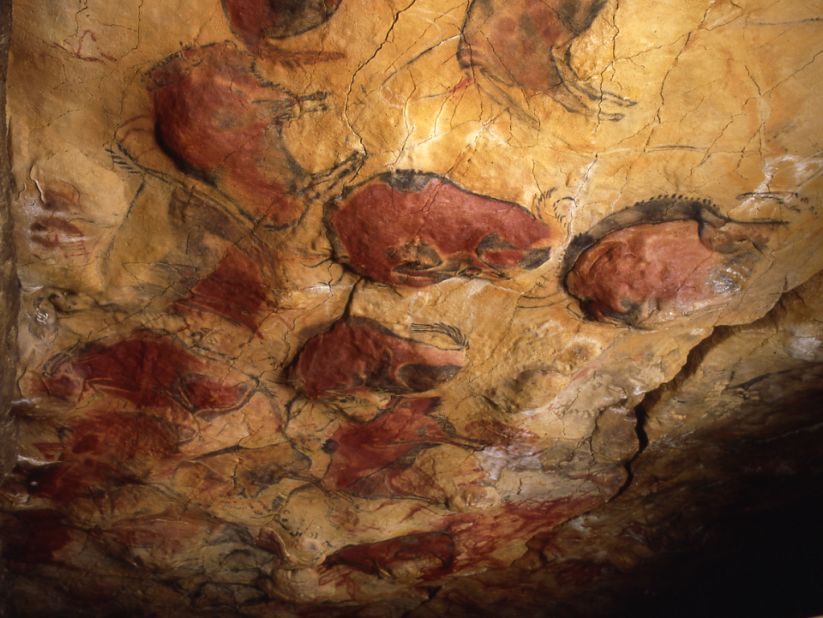 The exquisite 20,000-year-old drawings of bison inside the caves of Altamira, close to Spain's north coast, were closed to the public in 2002 due to fears that the constant trudge of tourists was taking its toll. Last year, access to the caves was partially reopened. 