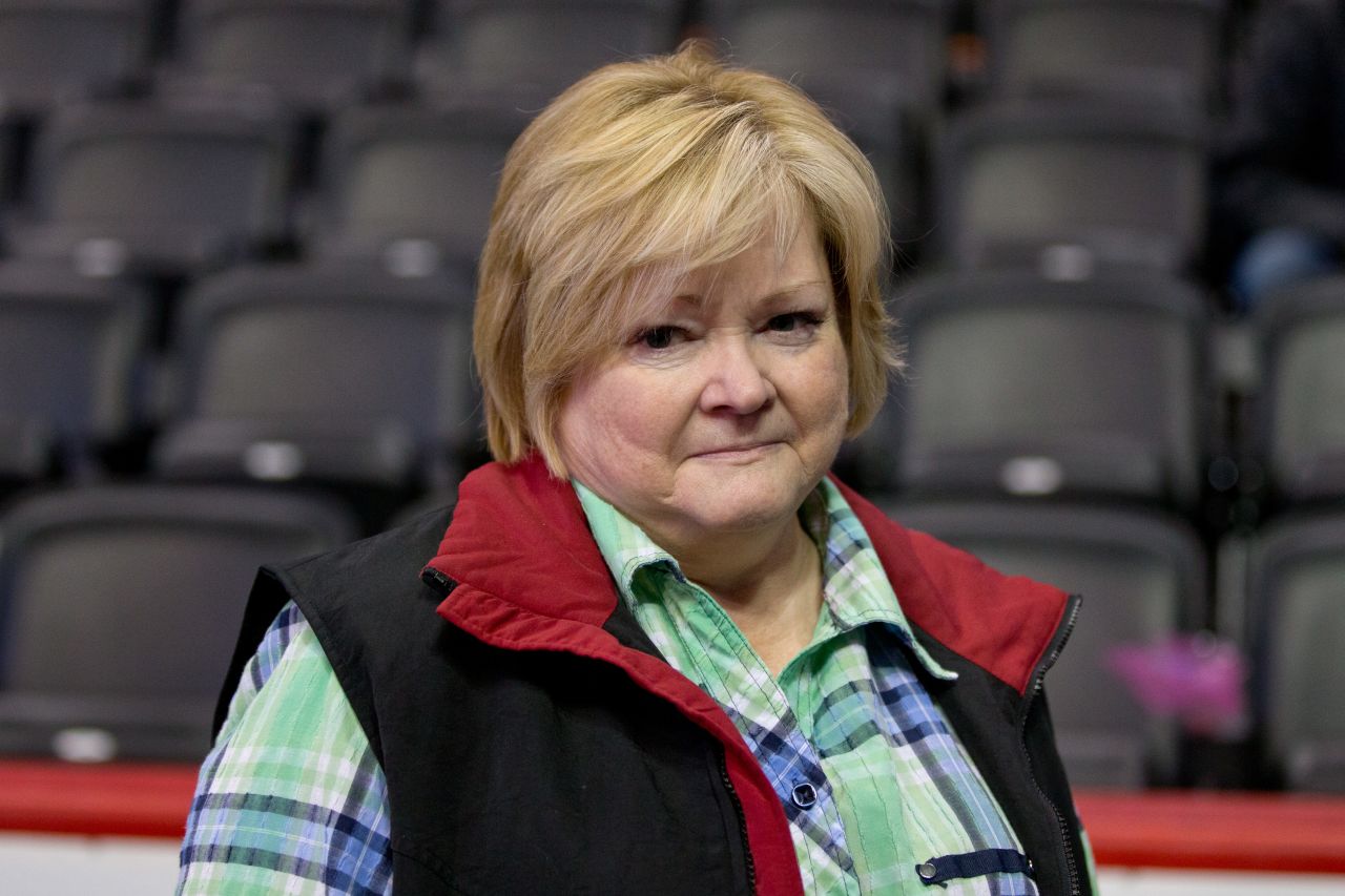 Collins' No. 98 shirt has been the best-selling jersey in the NBA since his return to the league. The number is a tribute to Matthew Shepard, a gay student at the University of Wyoming who was beaten to death in 1998. Shepard's parents, mother Judy pictured here, traveled to Denver to meet with Collins.
