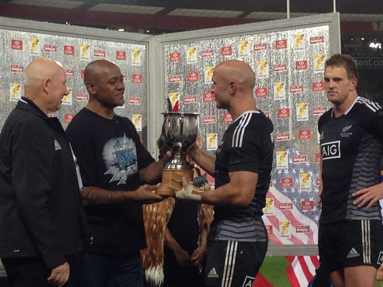 Forbes was presented the trophy by New Zealand rugby legend Jonah Lomu, who was an ambassador for the HSBC Sevens World Series event.