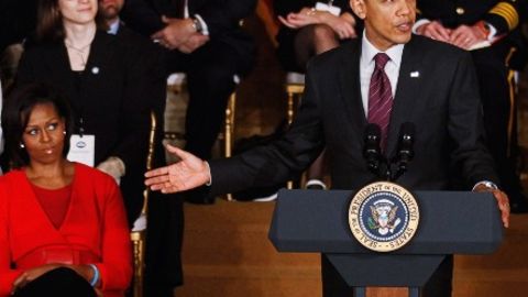President Barack Obama speaks at the opening of the White House Conference on Bullying Prevention at the White House, March 10, 2011.