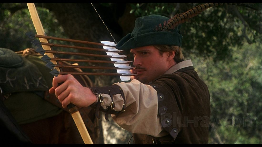 "Robin Hood: Men in Tights" starring Cary Elwes in 1993 is a bit of a spoofy romp. 