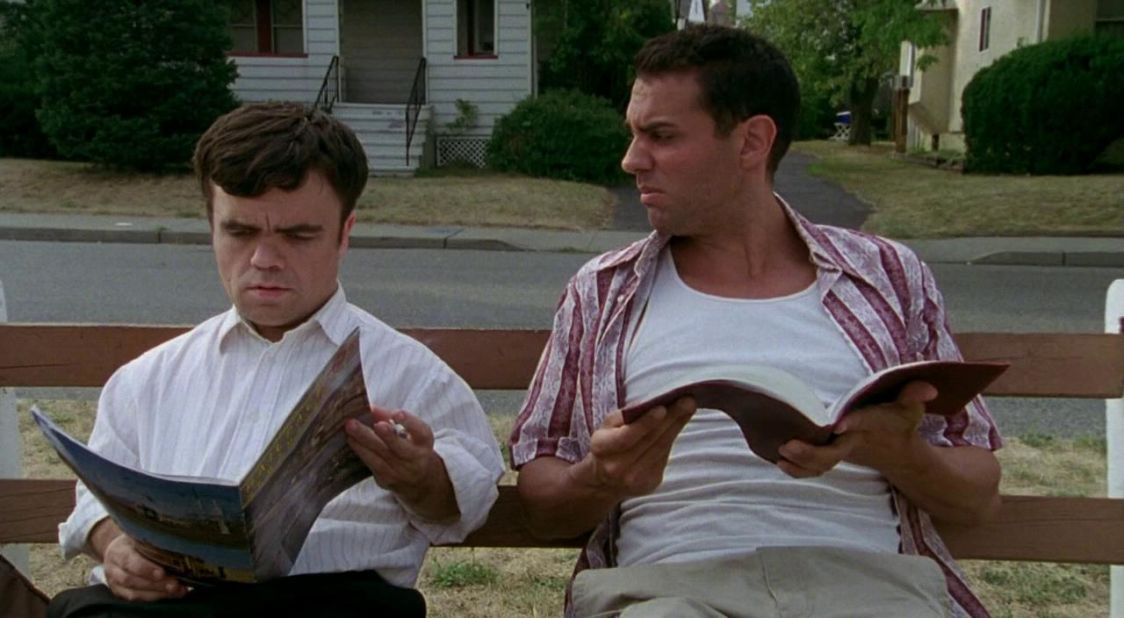 Before "Game of Thrones" came knocking, Peter Dinklage, left,  finds fame in 2003 starring in "The Station Agent" with Bobby Cannavale.