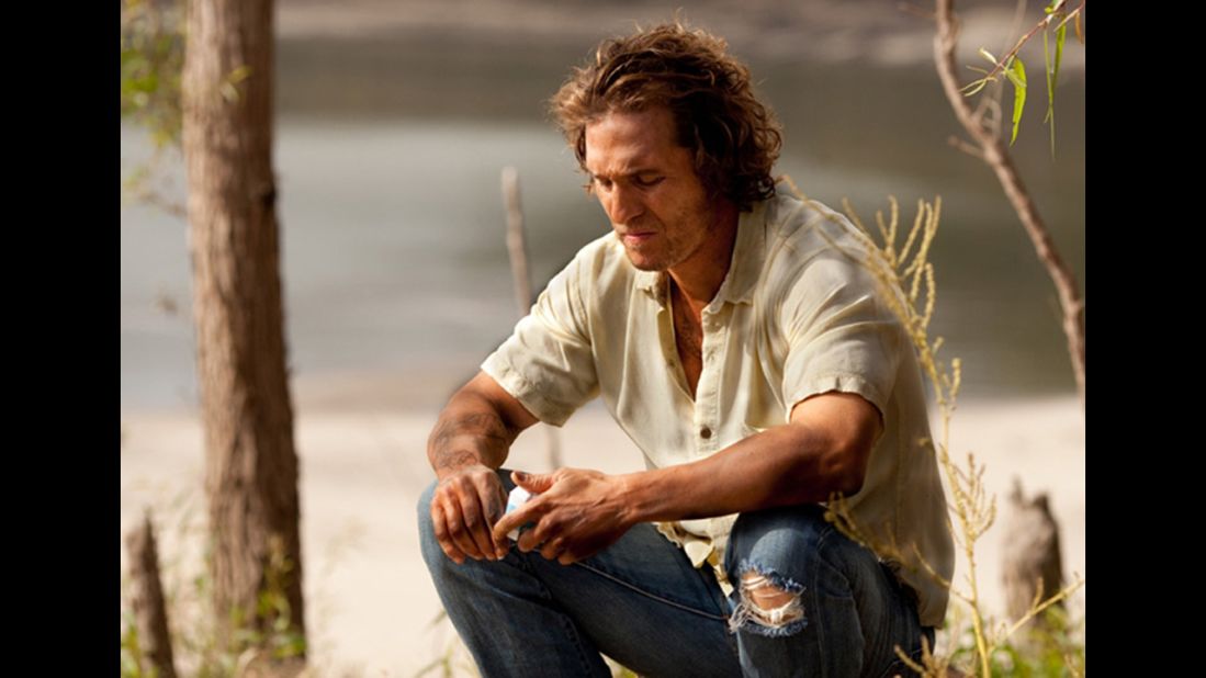 Matthew McConaughey plays the title character in the 2012 drama "Mud" which received wide release in 2013.