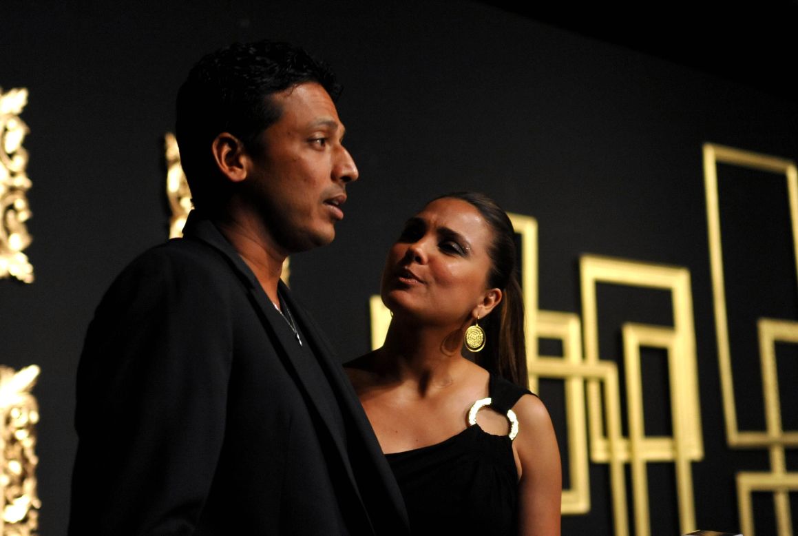 Paes' former doubles partner, Mahesh Bhupathi, is the man behind the IPTL. He's seen here with his Bollywood star wife, Lara Dutta. 