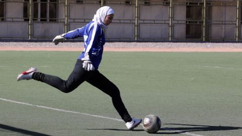 Following a trial period, FIFA have officially sanctioned the wearing of religious headscarves on a football pitch. 