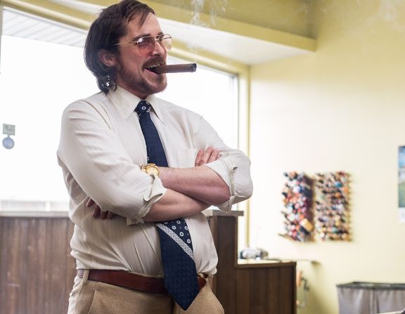 The usually hot Christian Bale was almost unrecognizable in 2013's "American Hustle."