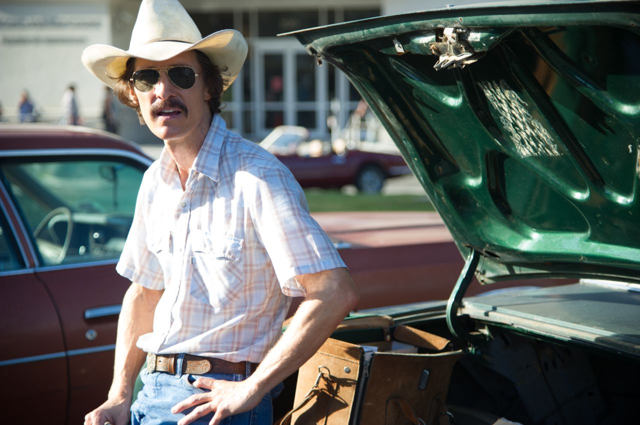 Matthew McConaughey played AIDS activist Ron Woodroof in 2013's "Dallas Buyers Club." His performance netted him a best actor Oscar over competition including Chiwetel Ojiofor ("12 Years a Slave") and Leonardo DiCaprio ("The Wolf of Wall Street").