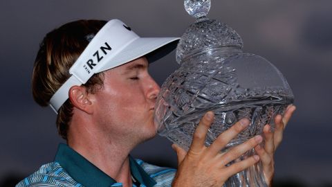 Russell Henley was left to celebrate his second PGA Tour event after a four-man playoff in Florida.
