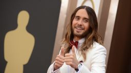Jared Leto arrives at the Oscars on Sunday, March 2.