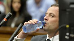 Oscar Pistorius appears in the North Gauteng High Court in Pretoria, South Africa on March 3. Pistorius is accused of the murder of his girlfriend Reeva Steenkamp on February 14, 2013.