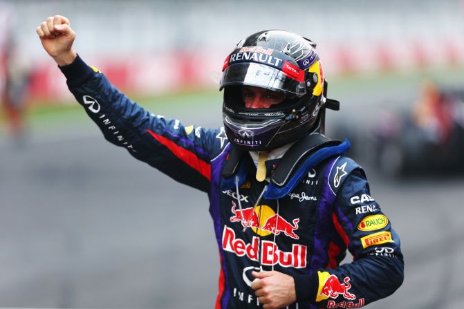 It's far cry from the end of the 2013 season, which saw Vettel celebrate a fourth successive drivers' championship. Red Bull also took the constructors' championship for a four straight year.