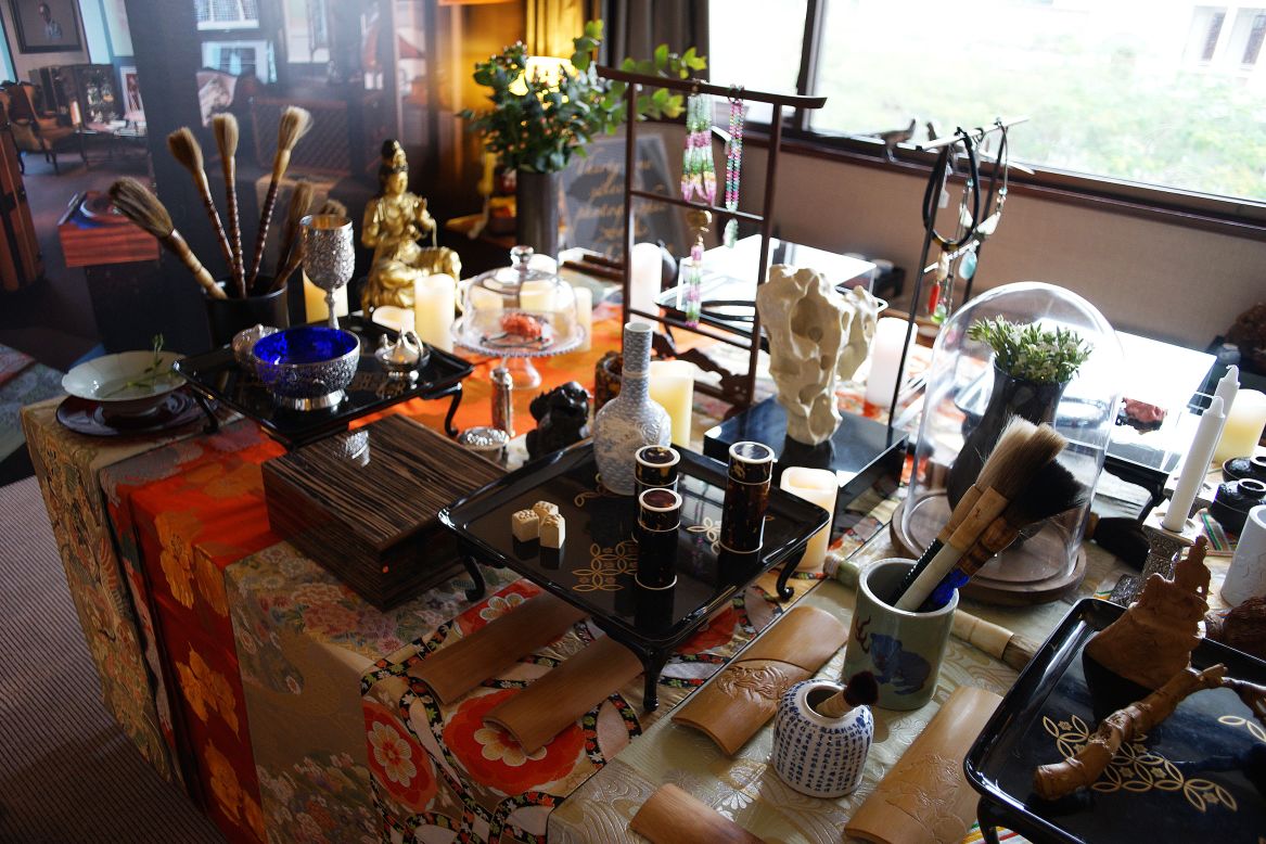 Alan Chan created a miniature version of his showcase "Home Away From Home."