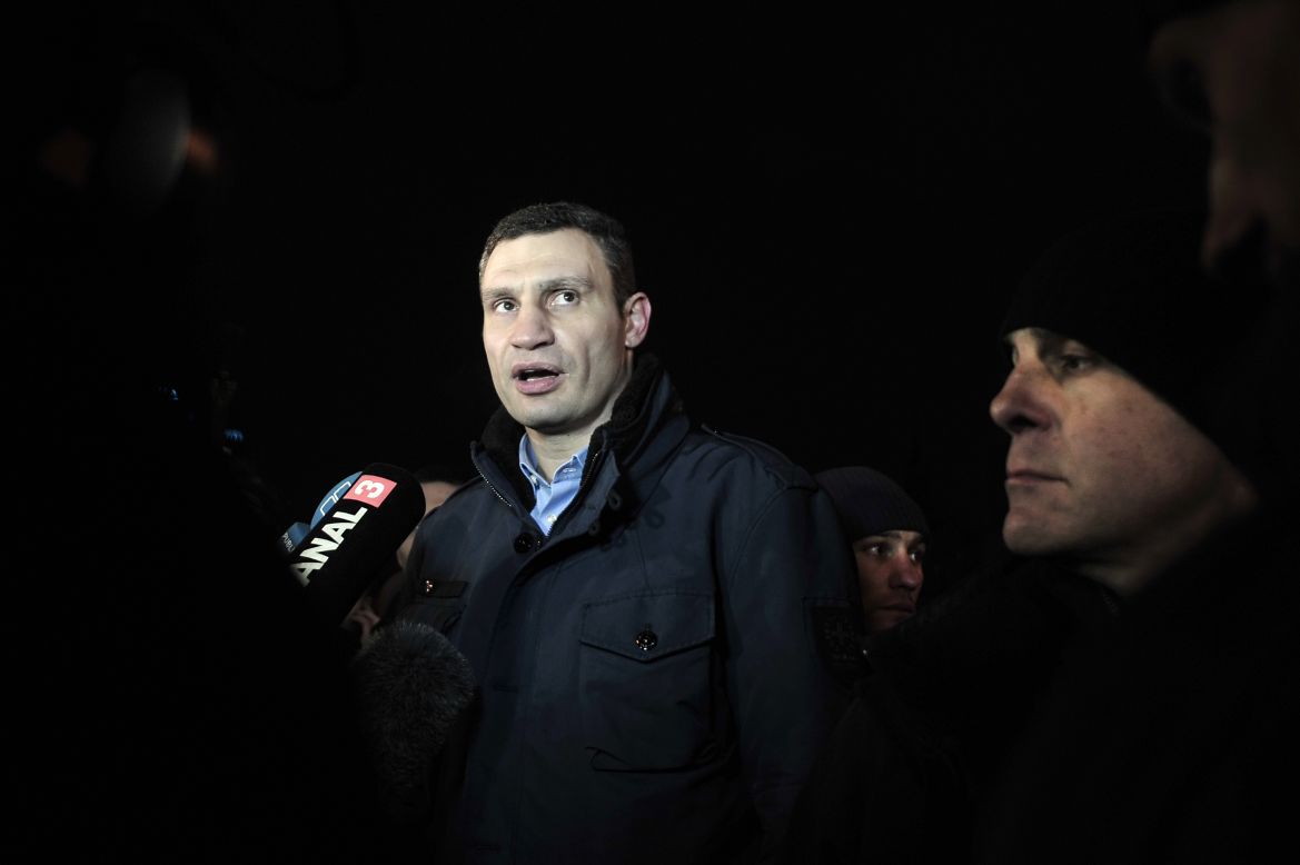 <strong>Ukrainian opposition leader Vitali Klitschko:</strong> The former heavyweight boxing champion -- and brother of current champion Wladimir -- is probably the most well-known figure representing the Ukrainian opposition to Yanukovych. He heads the Ukrainian Democratic Alliance for Reforms party, but the opposition bloc goes well beyond Klitschko and that party.
