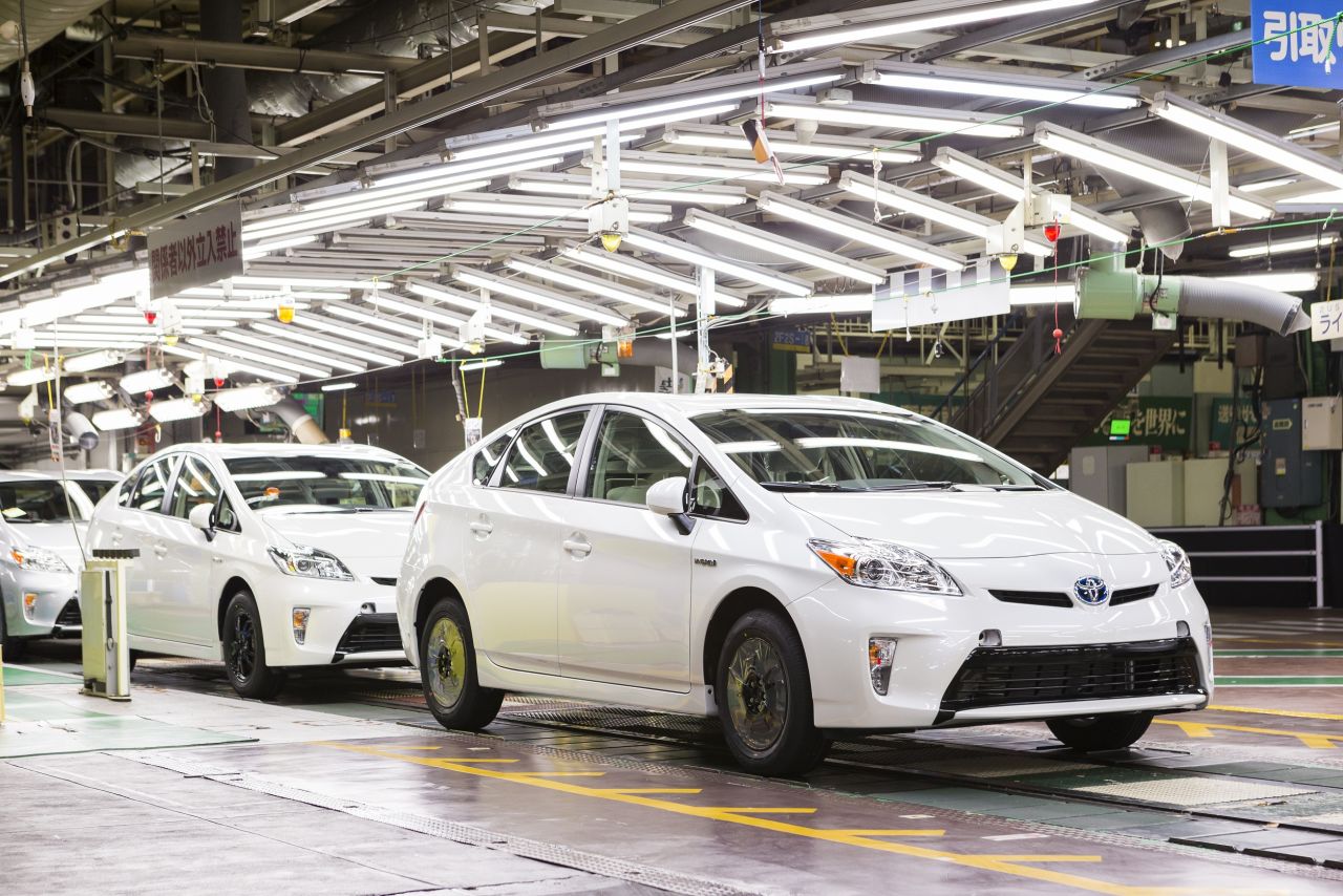 Trailing closely behind is another car manufacturer -- Japan's Toyota Motor Corporation. 