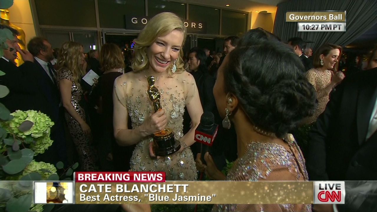 Cate Blanchett, Best Actress for Blue Jasmine at the 86th