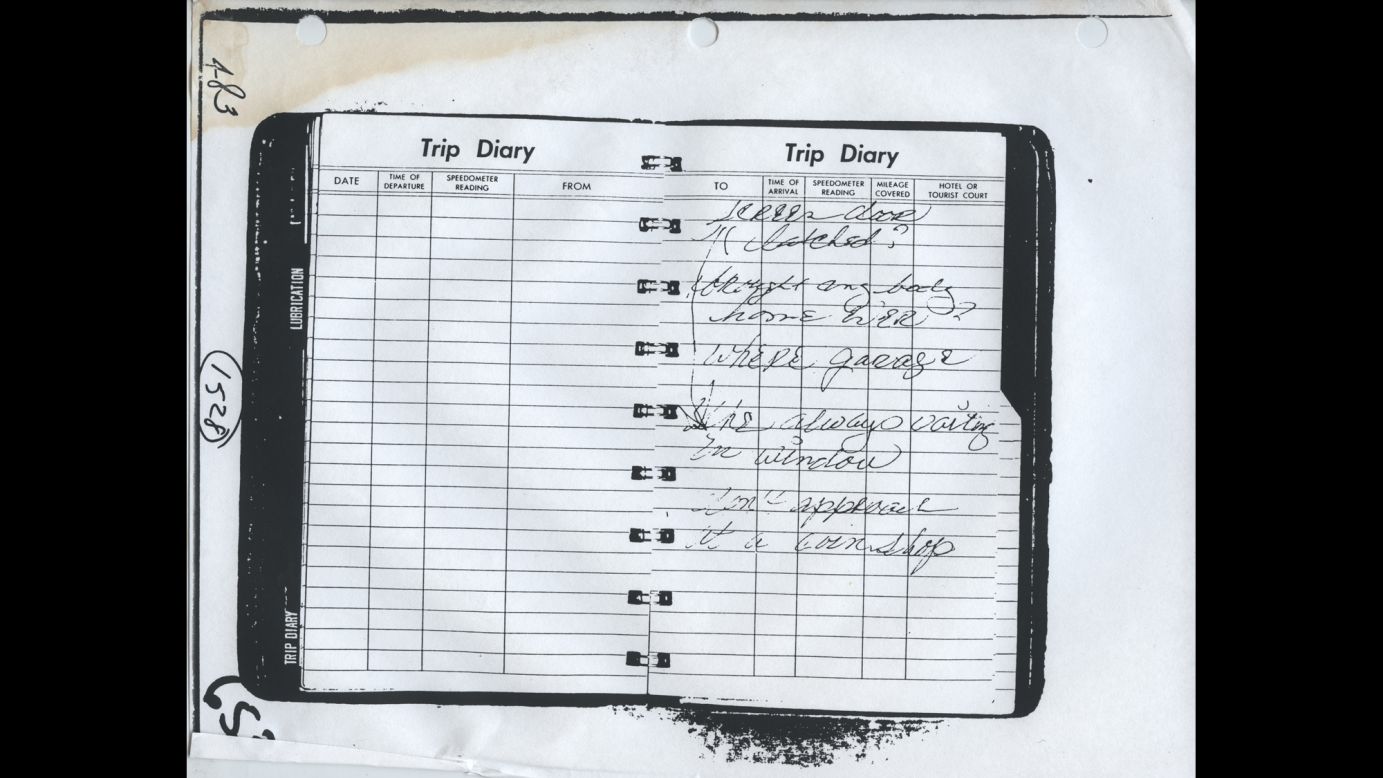 Detectives found Killian's trip diary filled with random notes. Some notes got their attention, such as "she always waiting in window" and "don't approach at coin shop." During her trial, prosecutors claimed this was evidence that Killian had been casing the Davies couple.     