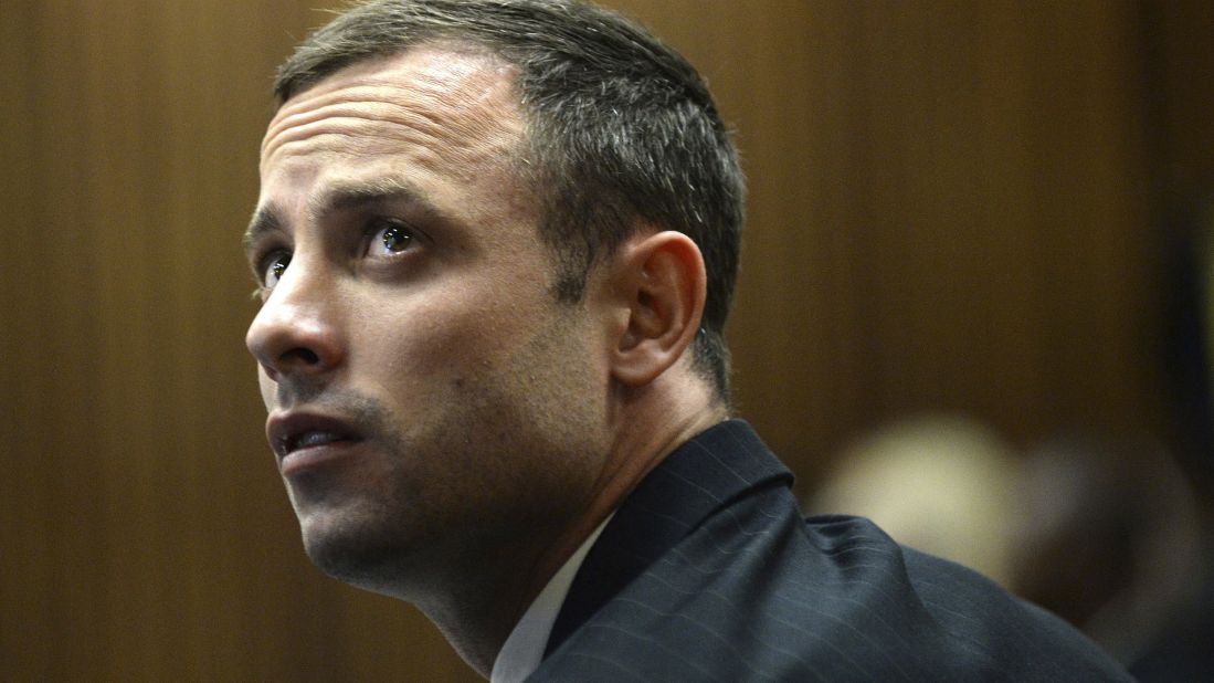 Pistorius appears on the second day of his trial Tuesday, March 4.