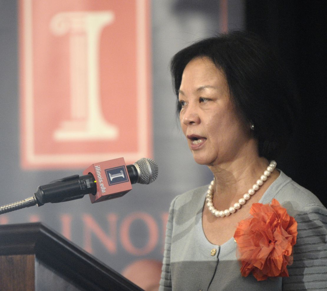 Phyllis Wise is the the chancellor of the University of Illinois at Urbana-Champaign.