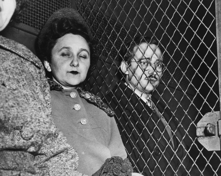 On March 29, 1951, Julius and Ethel Rosenberg were convicted of selling U.S. atomic secrets to the Soviet Union. The Rosenbergs were sent to the electric chair in 1953, despite outrage from liberals who portrayed them as victims of an anti-communist witch hunt.