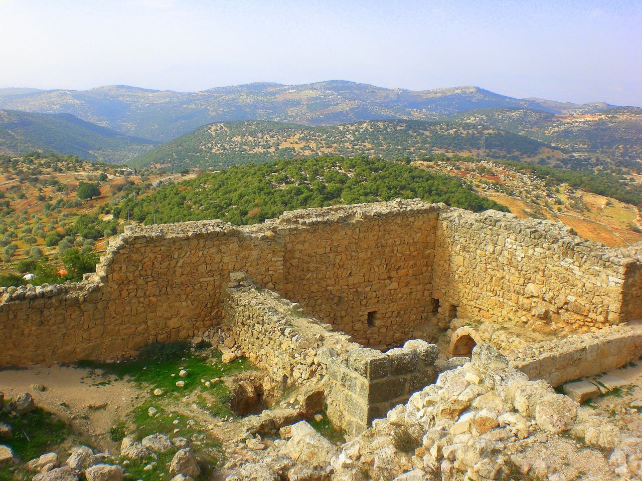 The Ajloun region has a five-day hiking trail that's part of the multi-country Abraham Path.