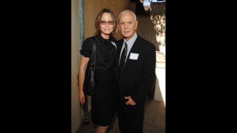 Dey left "L.A. Law" in 1992 and went on to guest on several TV series, most recently on a 2004 episode of "Third Watch." She's seen here with her husband, producer Bernard Sofronski.