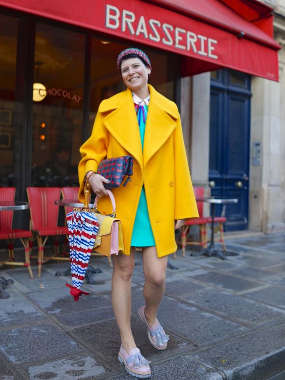 <strong>Yvan Rodic</strong>: "I love the adventurous mix of colors here. It's bold and many people wouldn't get away with it, but she pulls it off and it fits perfectly within her aesthetic."