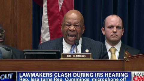 Congressman Elijah Cummings says Rep. Darrell Issa has behaved in an un-American manner by cutting his colleague short during a congressional hearing. 