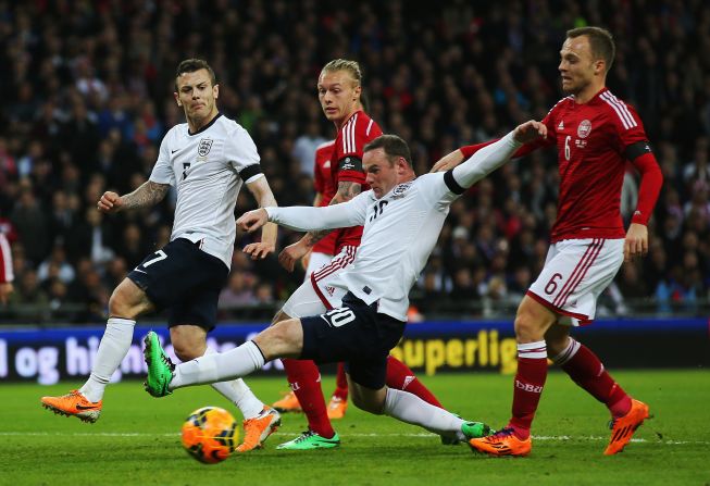 Wayne Rooney failed to impress as England put in a disappointing performance during its 1-0 win over Denmark. Daniel Sturridge's late strike spared the home side's blushes.