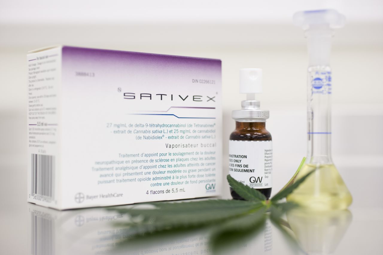 Sativex, a pharmaceutical version of cannabis, is approved in 25 countries as a treatment for painful muscle spasms arising from multiple sclerosis. 