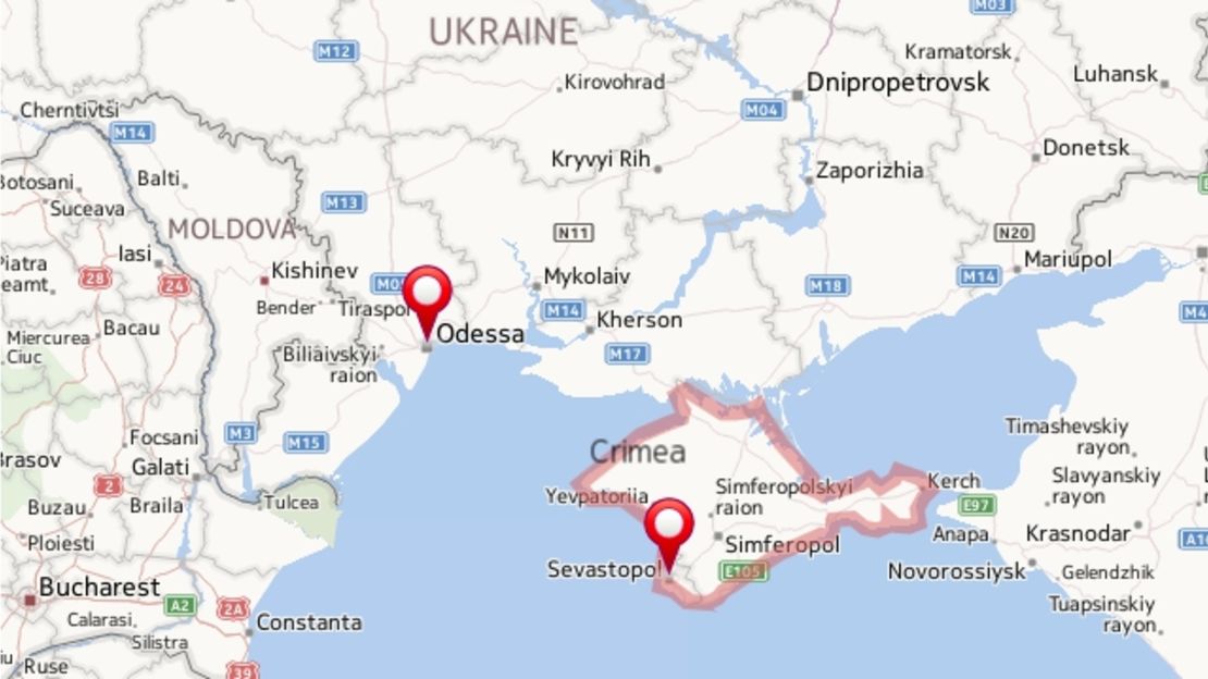 Map of Crimea