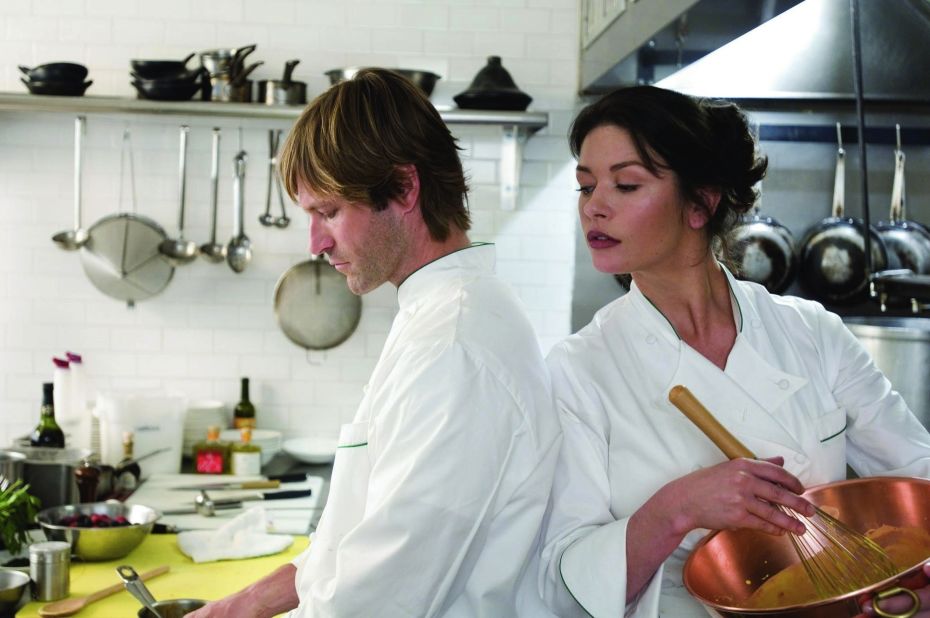 <strong>"No Reservations" (2007):</strong> The lives of Aaron Eckhart and Catherine Zeta-Jones take a turn after she becomes guardian of a young relative. It's a remake of the German film "Mostly Martha."