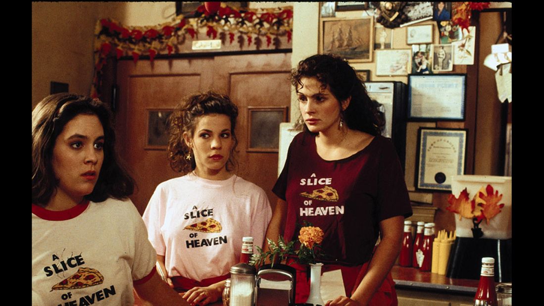 <strong>"Mystic Pizza" (1988):</strong> A young Annabeth Gish, Lili Taylor and Julia Roberts star in this coming-of-age drama about a group of girls working at a pizza parlor.